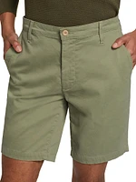 Wanderer Stretch-Cotton Shorts