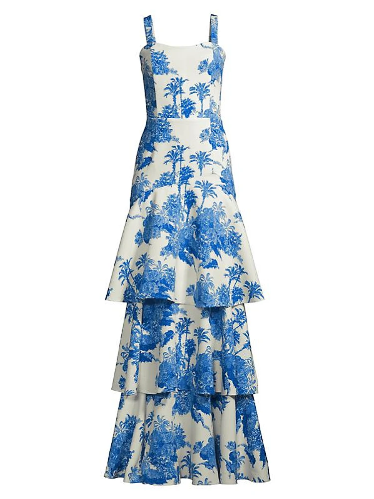 Torerro Floral Gown