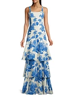 Torerro Floral Gown