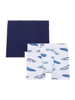 2-Piece Little Boy's & Cars Boxers Set