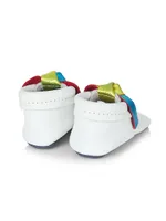 Baby Girl's Prism Knotted Bow Soft Sole Moccasins