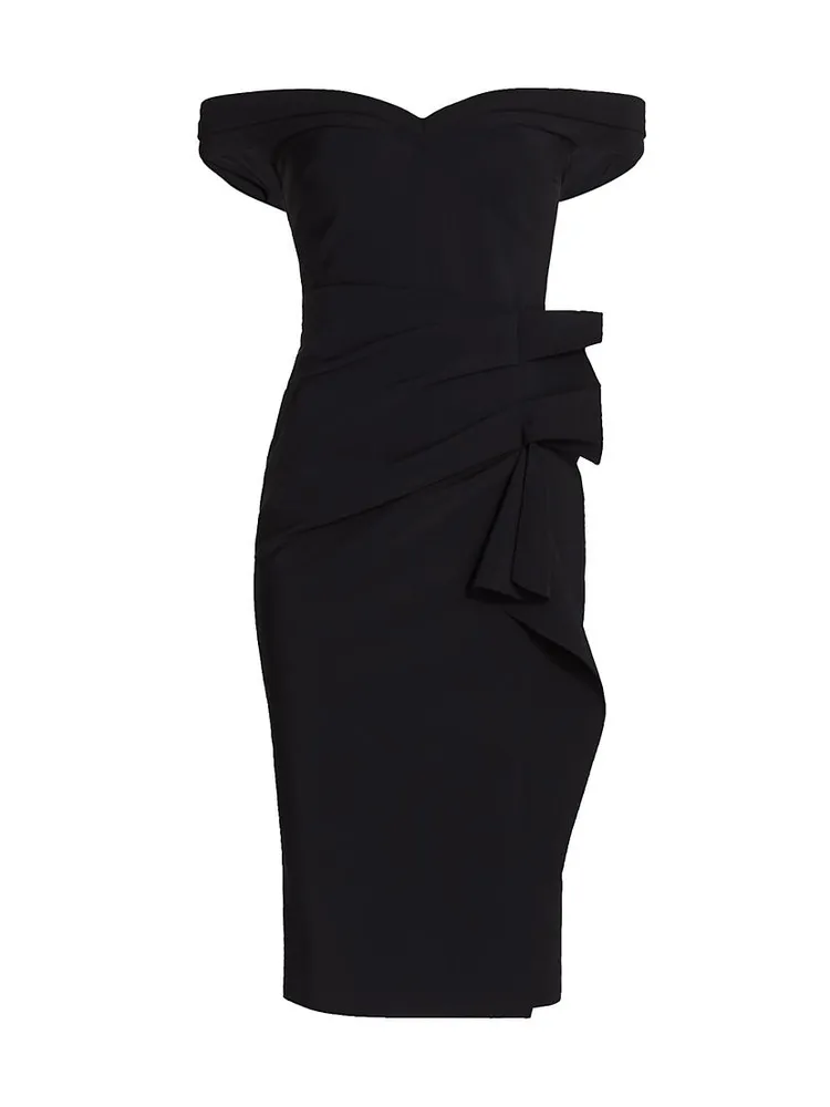 Off-the-Shoulder Midi Dress