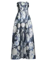 Brielle Floral A-Line Gown