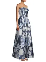 Brielle Floral A-Line Gown