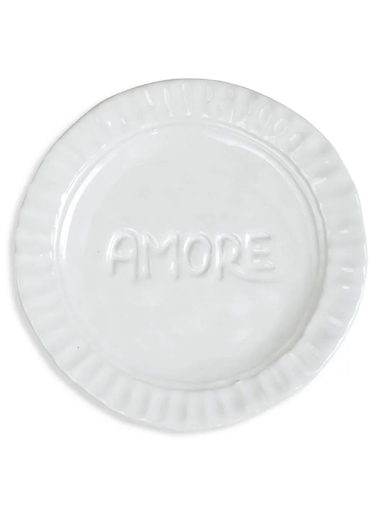 Pietra Serena Amore Stoneware Plate