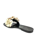 Jaylee Floral Appliqué Jelly Slides