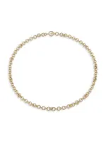 Serpens 18K Yellow Gold Mixed-Link Necklace