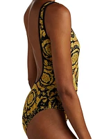 Barocco Print One-Piece Swimsuit