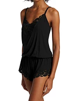 Naya Lace-Trim Romper