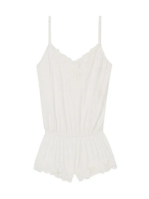 Naya Lace-Trim Romper