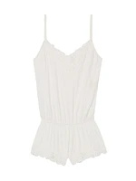 Naya Lace-Trim Romper