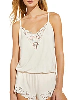 Naya Lace-Trim Romper