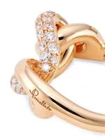 Catene 18K Rose Gold & Diamond Ring