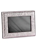 The Hayden Desk Metallic Leather Picture Frame