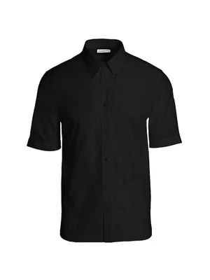 Classic Cotton Short-Sleeve Sport Shirt