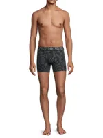 Barocco-Print Cotton-Stretch Boxer Briefs