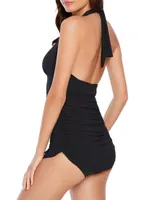 Yvonne Solid One-Piece Swimdress