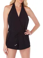 Bianca Solid Swim Romper