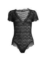 Karma Scalloped Lace Bodysuit