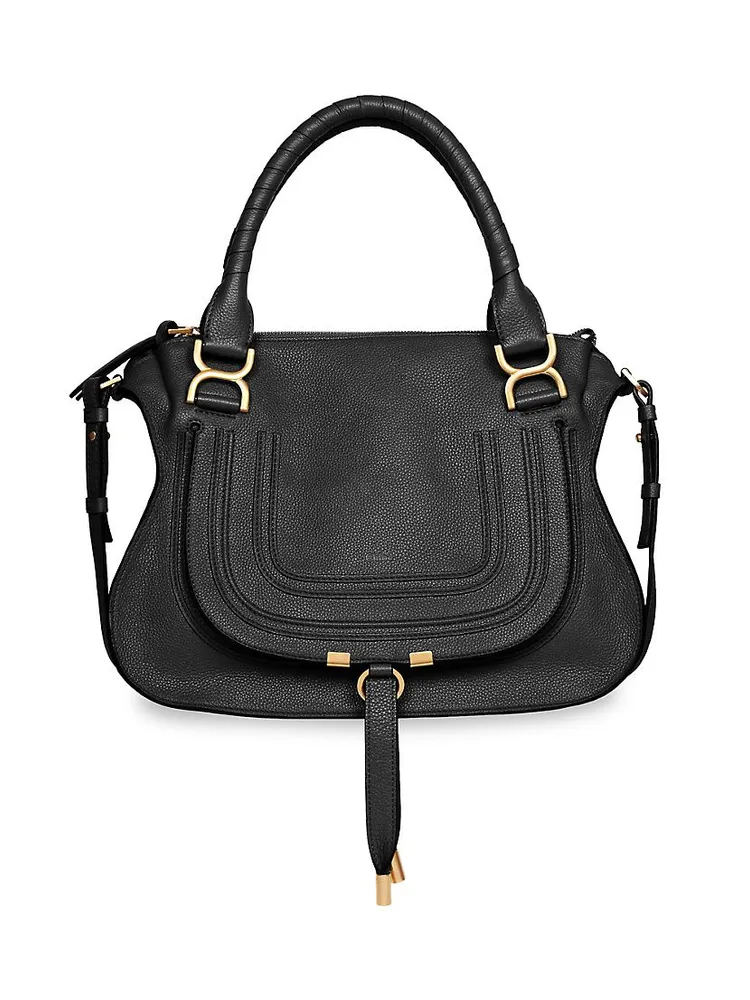 Medium Marcie Leather Satchel