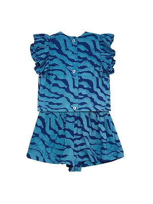 Baby Girl's & Little Tolu 2-Piece Cotton Top Shorts Set