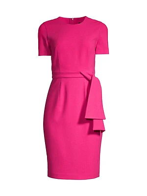 Harbor Side-Tie Sheath Dress