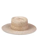 Palma Woven Boater Hat