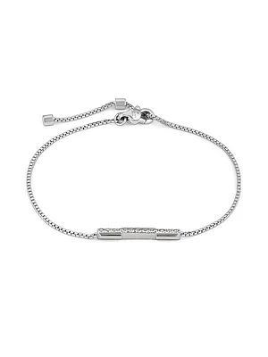 Link To Love 18K White Gold & Diamond Bracelet