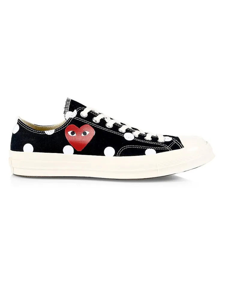 CdG Play x Converse Men's Polka Dot Low-Top Sneakers