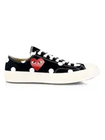 CdG Play x Converse Men's Polka Dot Low-Top Sneakers