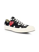 CdG PLAY x Converse Men's Chuck Taylor All Star Polka Dot Low-Top Sneakers