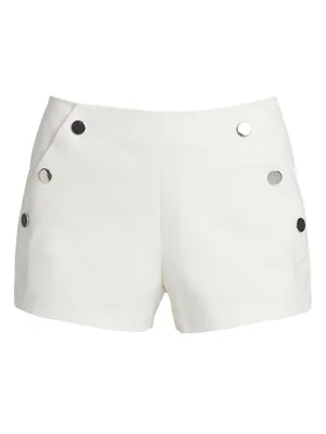 Drew Button Detail Shorts