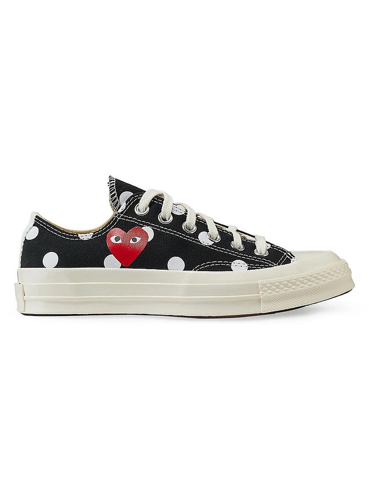 CdG PLAY x Converse Women's Chuck Taylor All Star Polka Dot Low-Top Sneakers