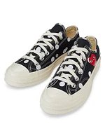 CdG PLAY x Converse Women's Chuck Taylor All Star Polka Dot Low-Top Sneakers