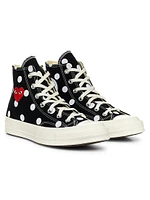 CdG Play x Converse Women's Polka Dot High-Top Sneakers