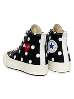 CdG Play x Converse Women's Polka Dot High-Top Sneakers