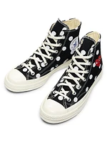 CdG Play x Converse Women's Polka Dot High-Top Sneakers