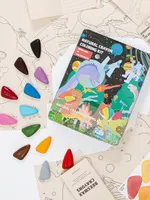 Dinosaurs In The Universe Coloring Party Set