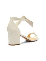 Clarita Block Leather Sandals