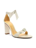 Clarita Leather Ankle-Strap Sandals