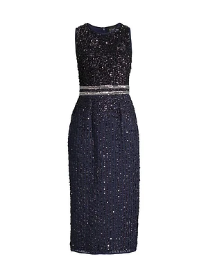 Sequin Sheath Dress