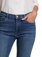 Le High Straight Cropped Jeans