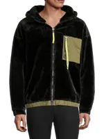 Kairo Faux Shearling Zip-Up Jacket