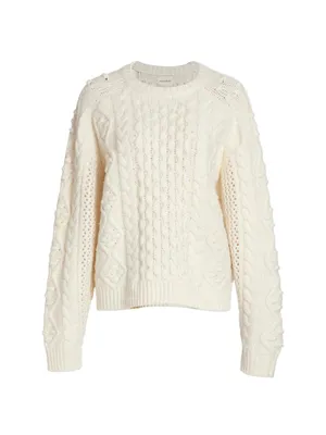 Wool-Blend Oversized Sweater