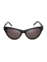 54MM Cat Eye Sunglasses