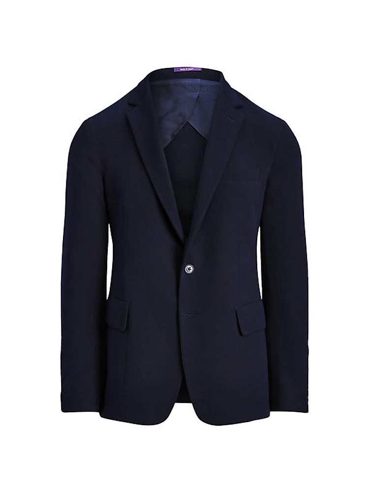 Wool Notch Lapel Blazer