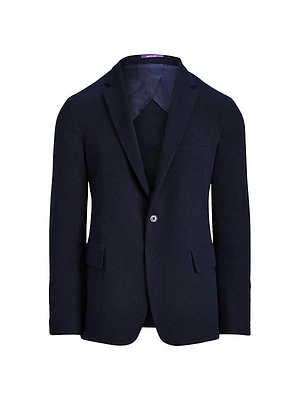 Wool Notch Lapel Blazer