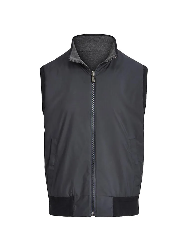 Reversible Zip-Up Vest