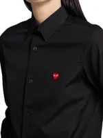 Embroidered Heart Shirt