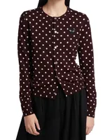 Heart Polka Dot Cardigan